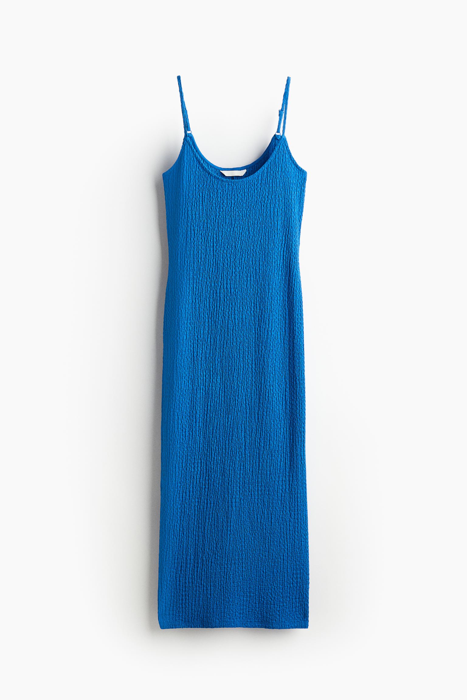 Платье H&M Crinkled Jersey, синий