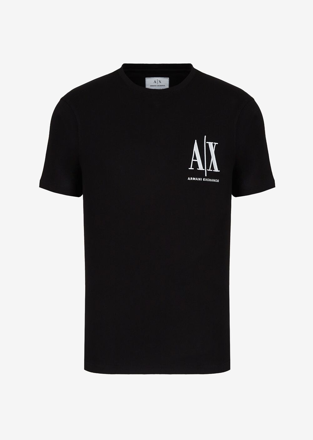 

Футболка стандартного кроя с логотипом Icon Armani Exchange, черный