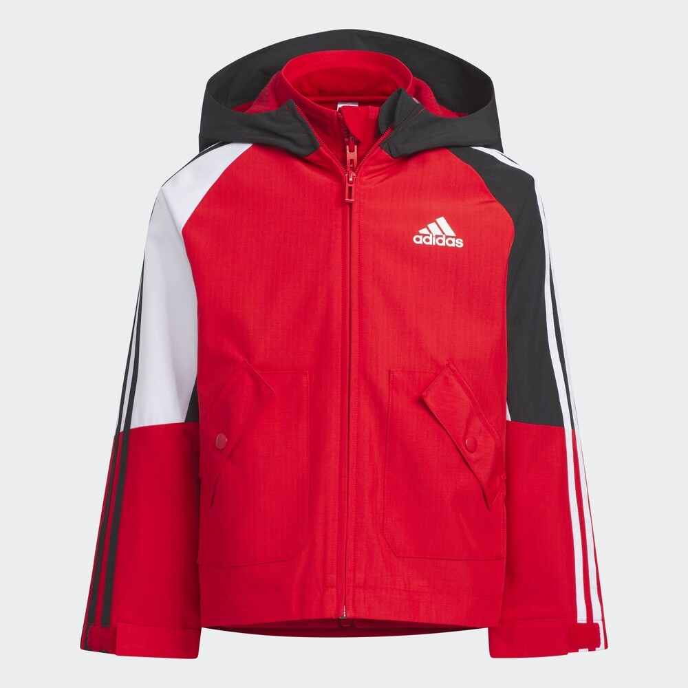 

Куртка-жилет adidas, черный/красный/белый