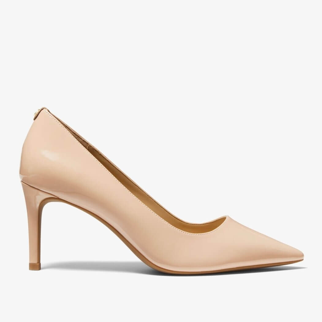

Лодочки Michael Michael Kors Alina Flex Faux Patent Leather, светло-бежевый