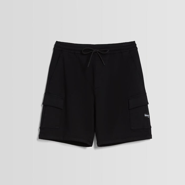

Шорты Bershka Cargo Bermuda Joggers, черный