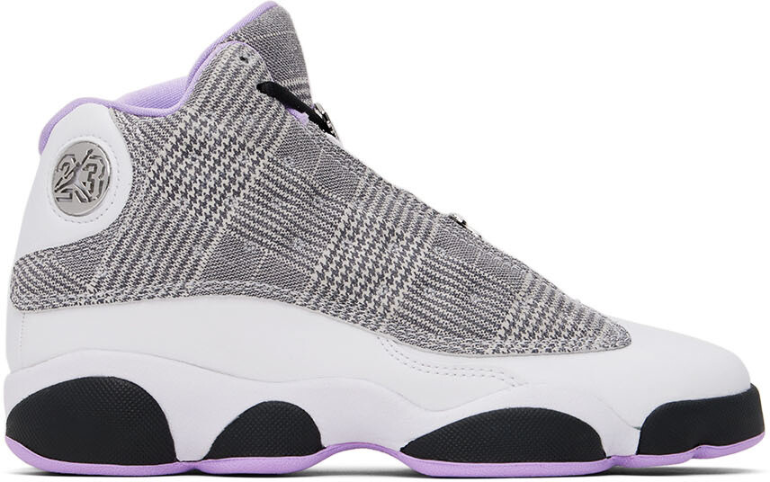 

Детские серо-фиолетовые кроссовки Air Jordan 13 Retro для больших детей Nike Jordan