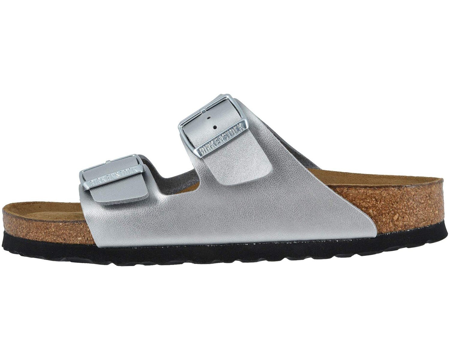 

Сандалии Arizona Soft Footbed Birkenstock, сильвер бирко-флор