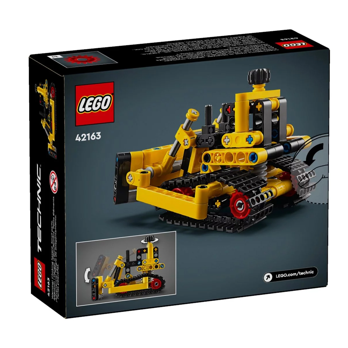 Конструктор Lego Technic Heavy-Duty Bulldozer 42163, 195 деталей