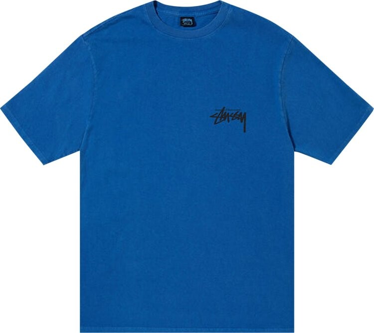 

Футболка Stussy Club Crown Pigment Dyed Tee 'Blue', синий