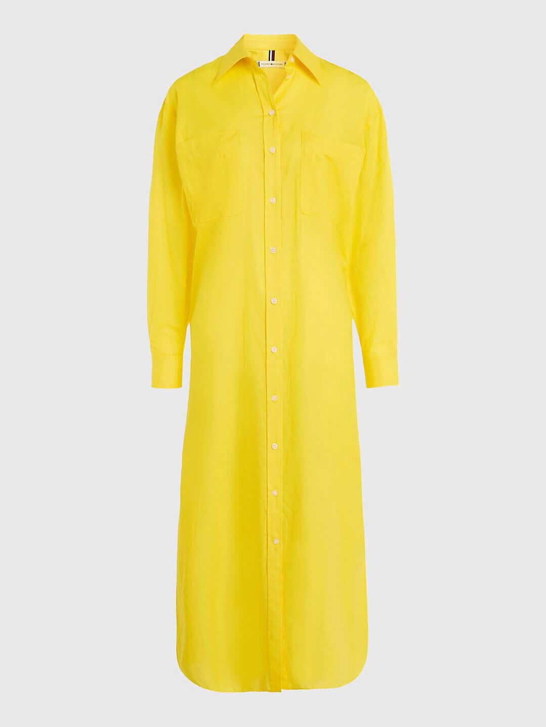 

Платье-рубашка Tommy Hilfiger Oversized Voile, ярко-желтый