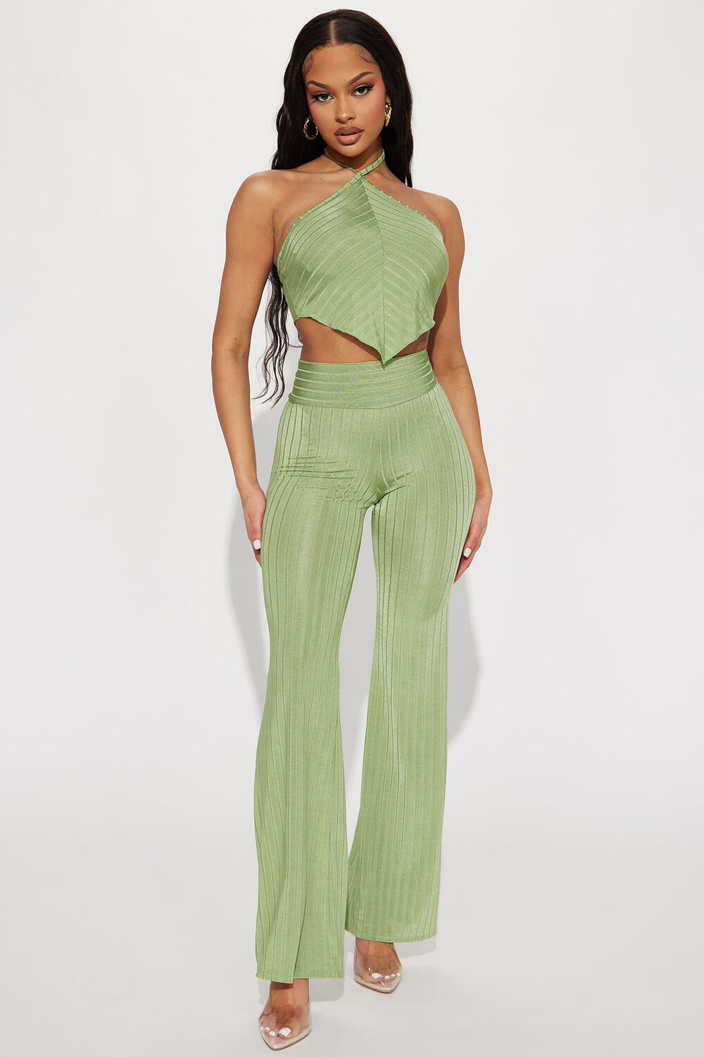 

Брюки Fashion Nova BS20009N, шалфей