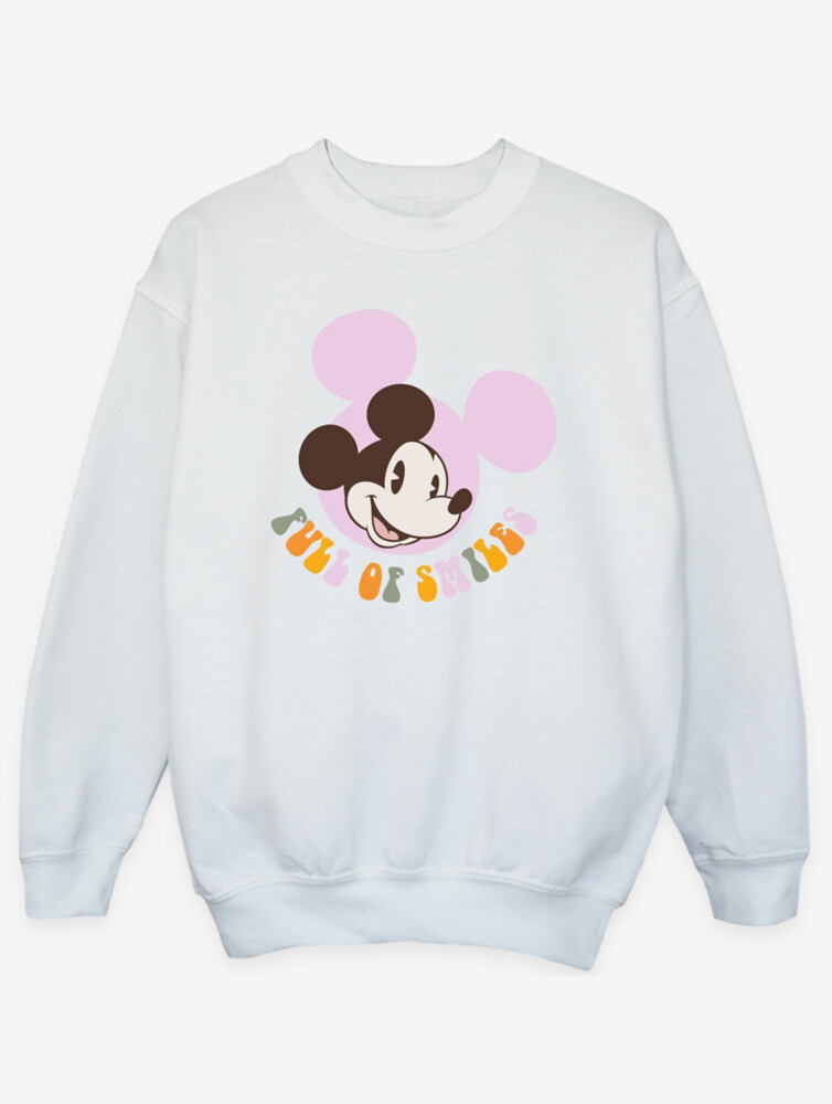 

Детская белая толстовка NW2 Disney Mickey Mouse Slogan George., белый