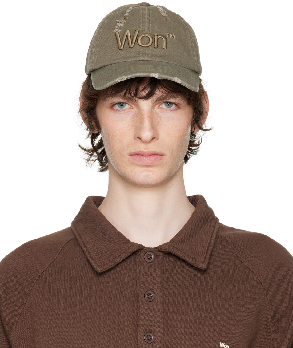 

Кепка цвета хаки \Посох\"" Won Hundred