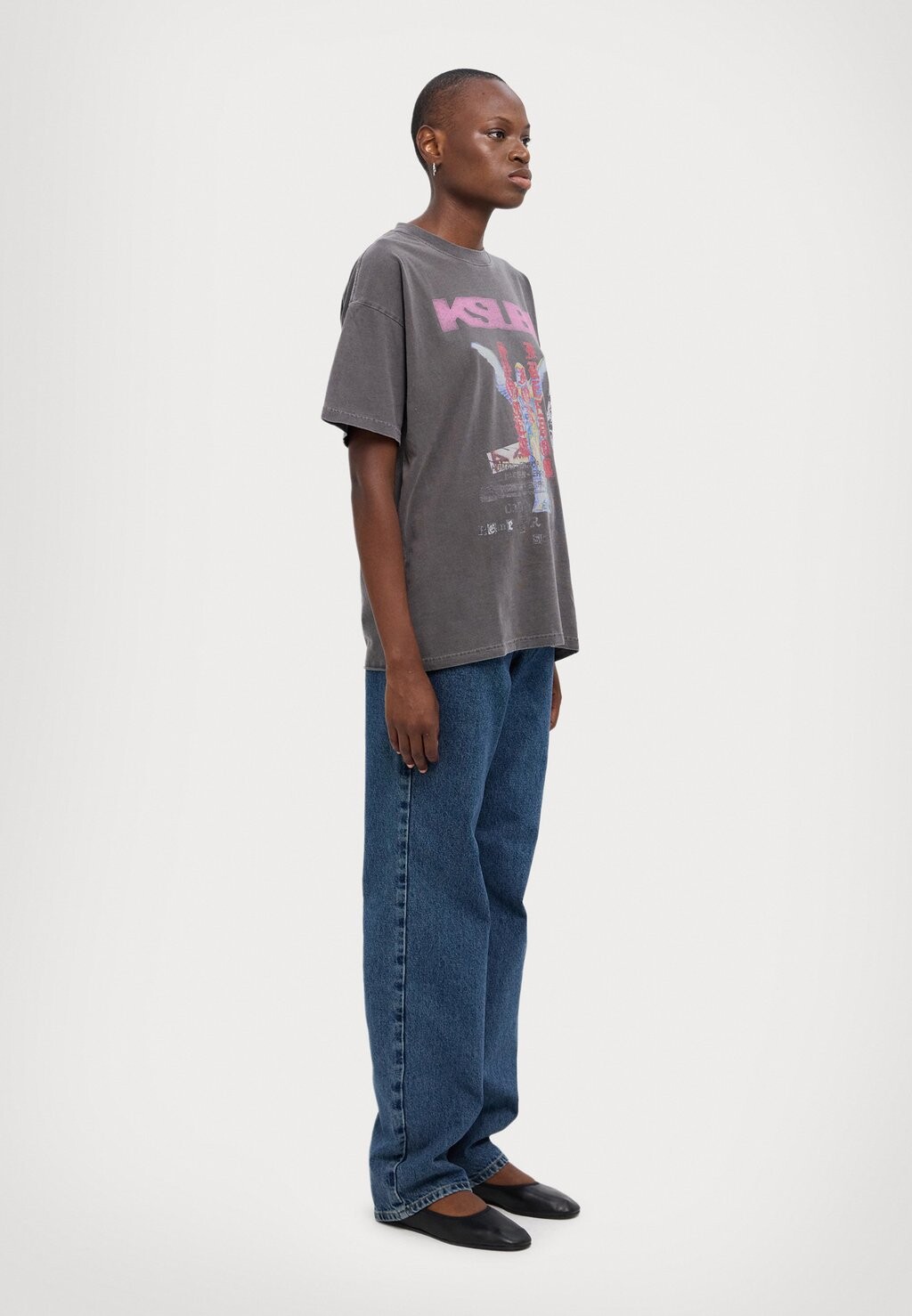

Принт на футболке SINNER TEE Ksubi, серый