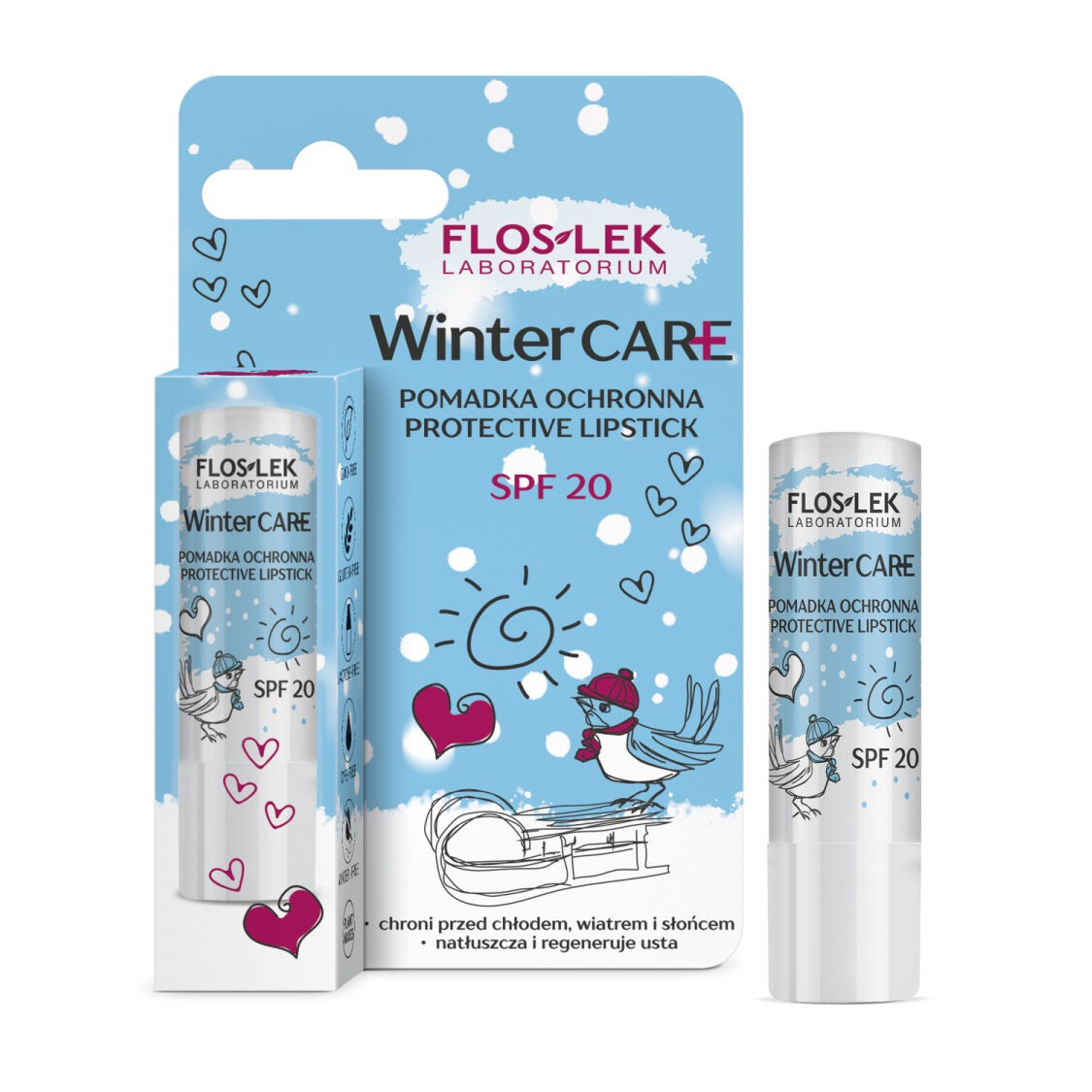 

Floslek Защитный бальзам для губ Winter Care SPF20