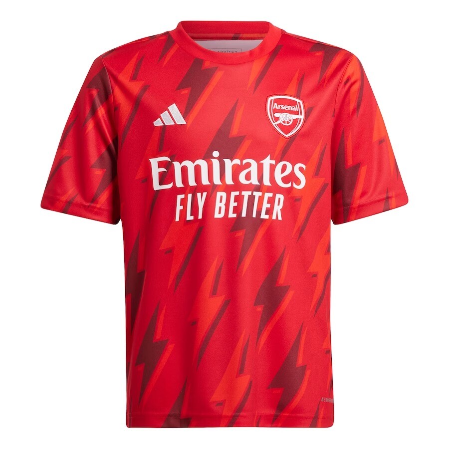 

Футболка Adidas Arsenal Youth 2023/24 Pre-Match, красный