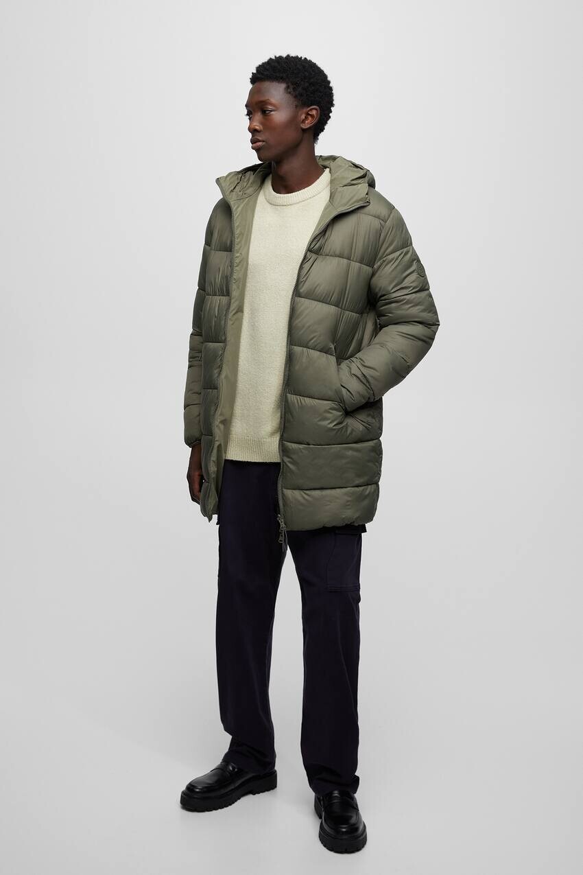 

Двусторонний пуховик Pull&Bear, хаки