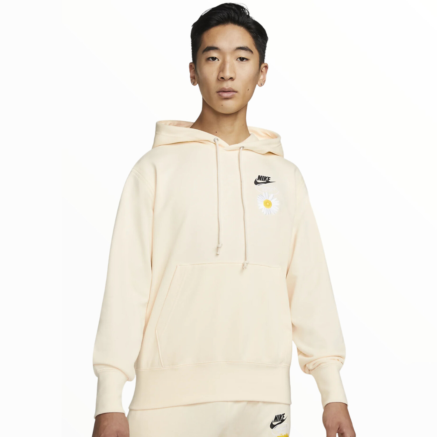 

Толстовка Nike Sportswear, кремовый с принтом, Бежевый