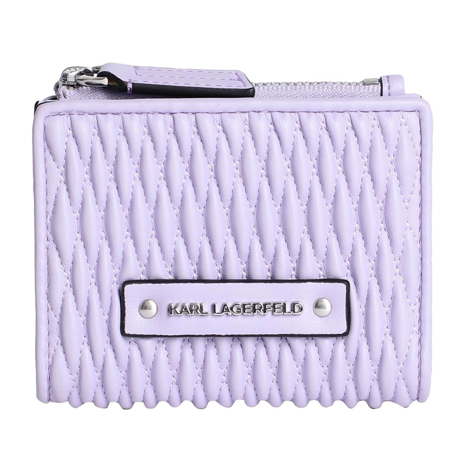 Кошелек Karl Lagerfeld K/kushion Quilted Sm, сиреневый сумка кросс боди karl lagerfeld kushion sm baguette голубой