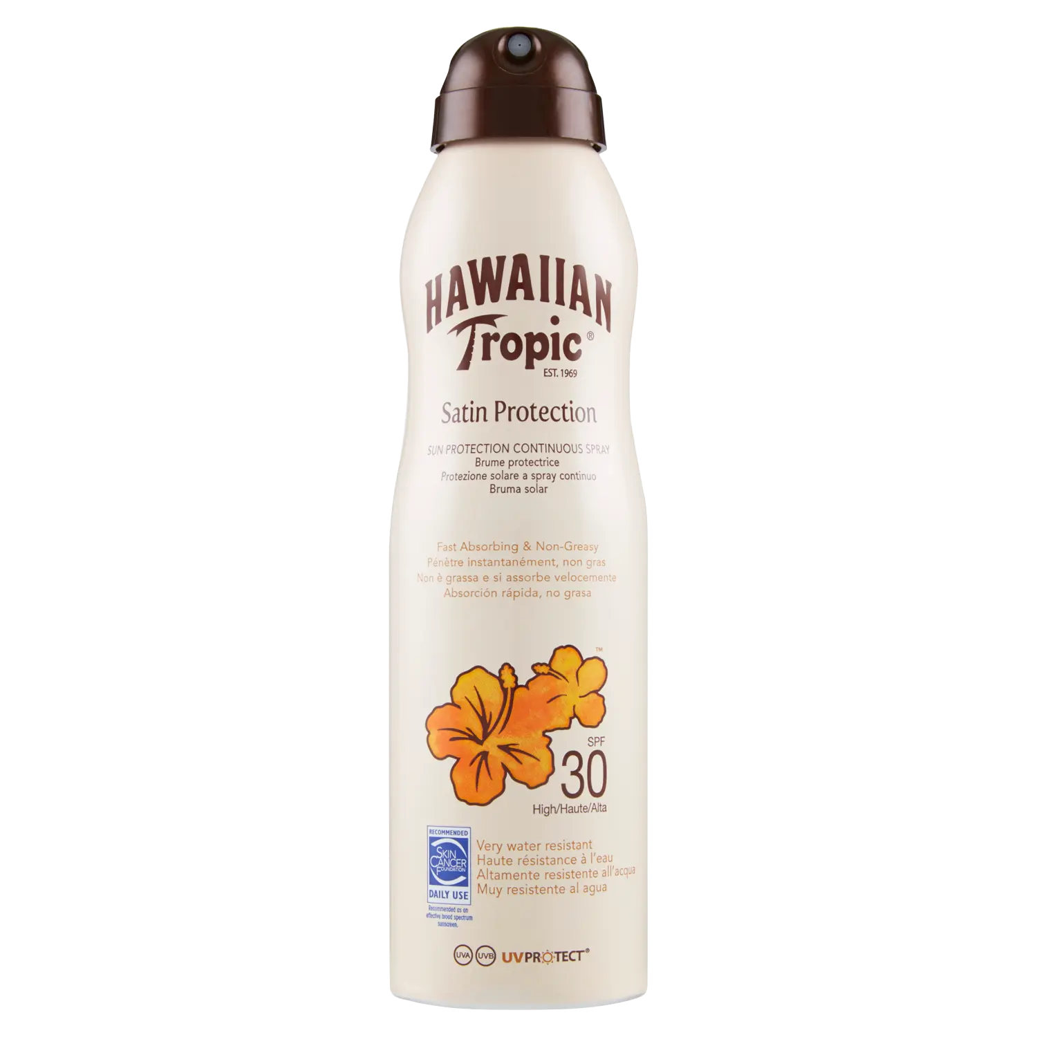 

Hawaiian Tropic Tropic Satin Protection лосьон-спрей для загара SPF30, 220 мл