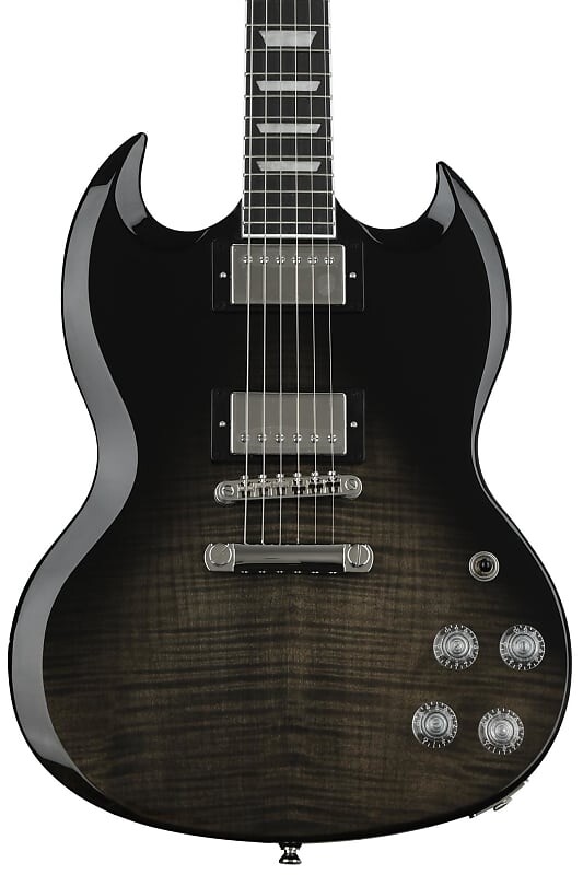 

Электрогитара Epiphone SG Modern Figured - Trans Black Fade EISMFTBFNH1
