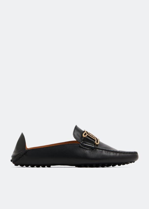 

Мюли TOD'S Gommino leather mules, черный