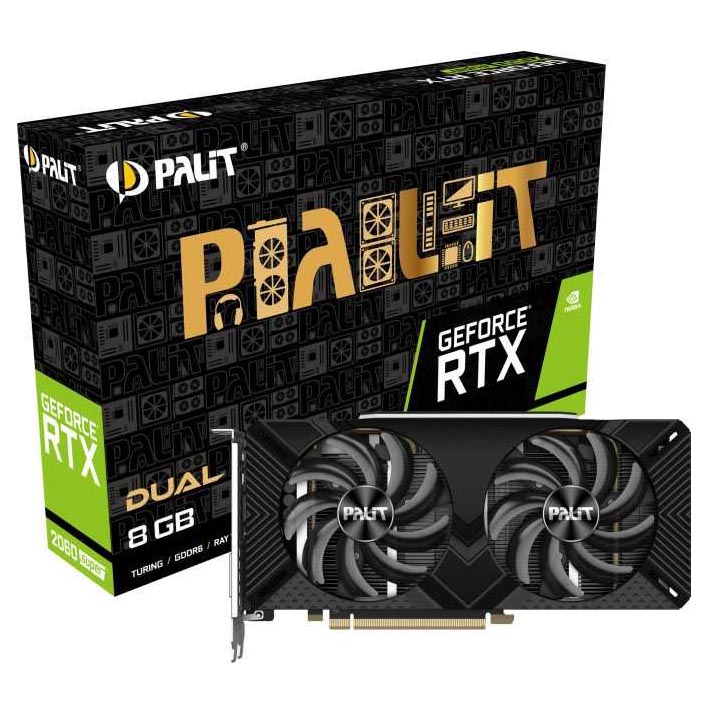 Видеокарта Palit GeForce RTX 2060 SUPER 8 ГБ (NE6206S018P2-1160A) - фото