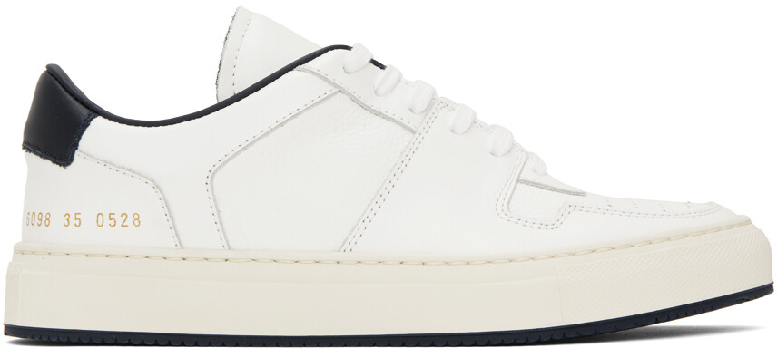

Бело-темно-синие кроссовки Decades Common Projects