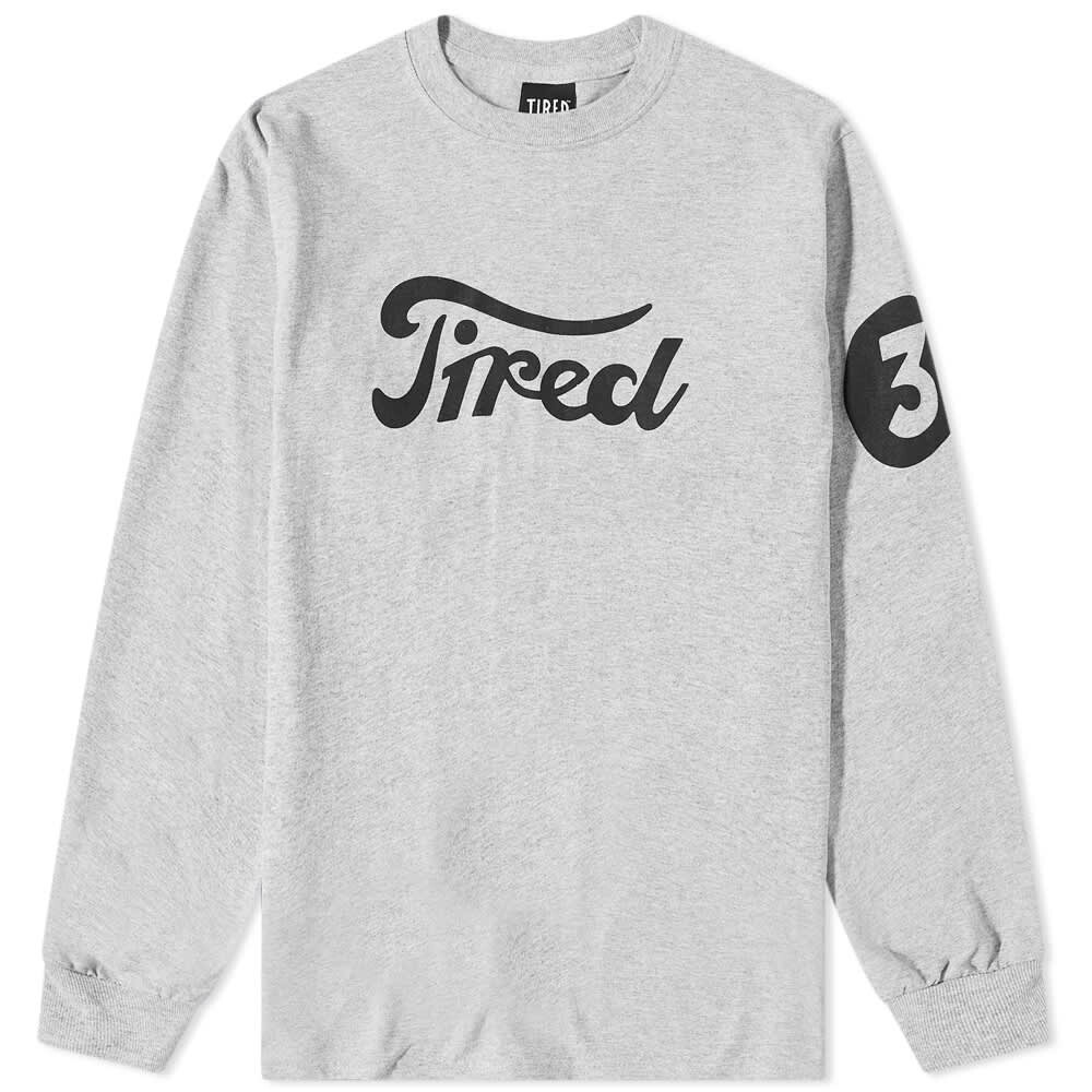 

Футболка Tired Skateboards Long Sleeve Moto Sport Tee, Серый