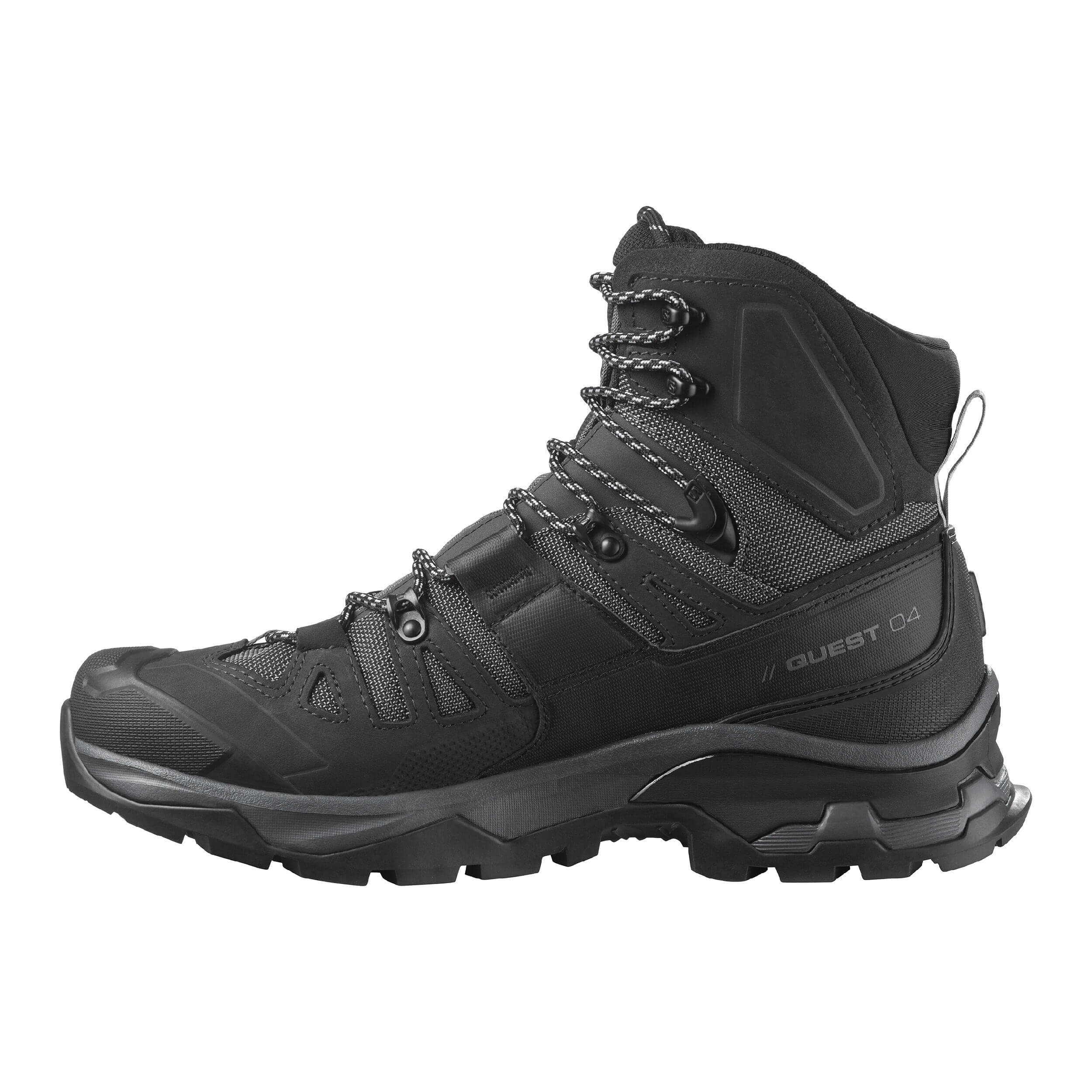 Ботинки треккинговые мужские Salomon Gore-Tex Quest 4 GTX, размер 40 RU,чёрный – заказать по доступной цене из-за рубежа в «CDEK.Shopping»