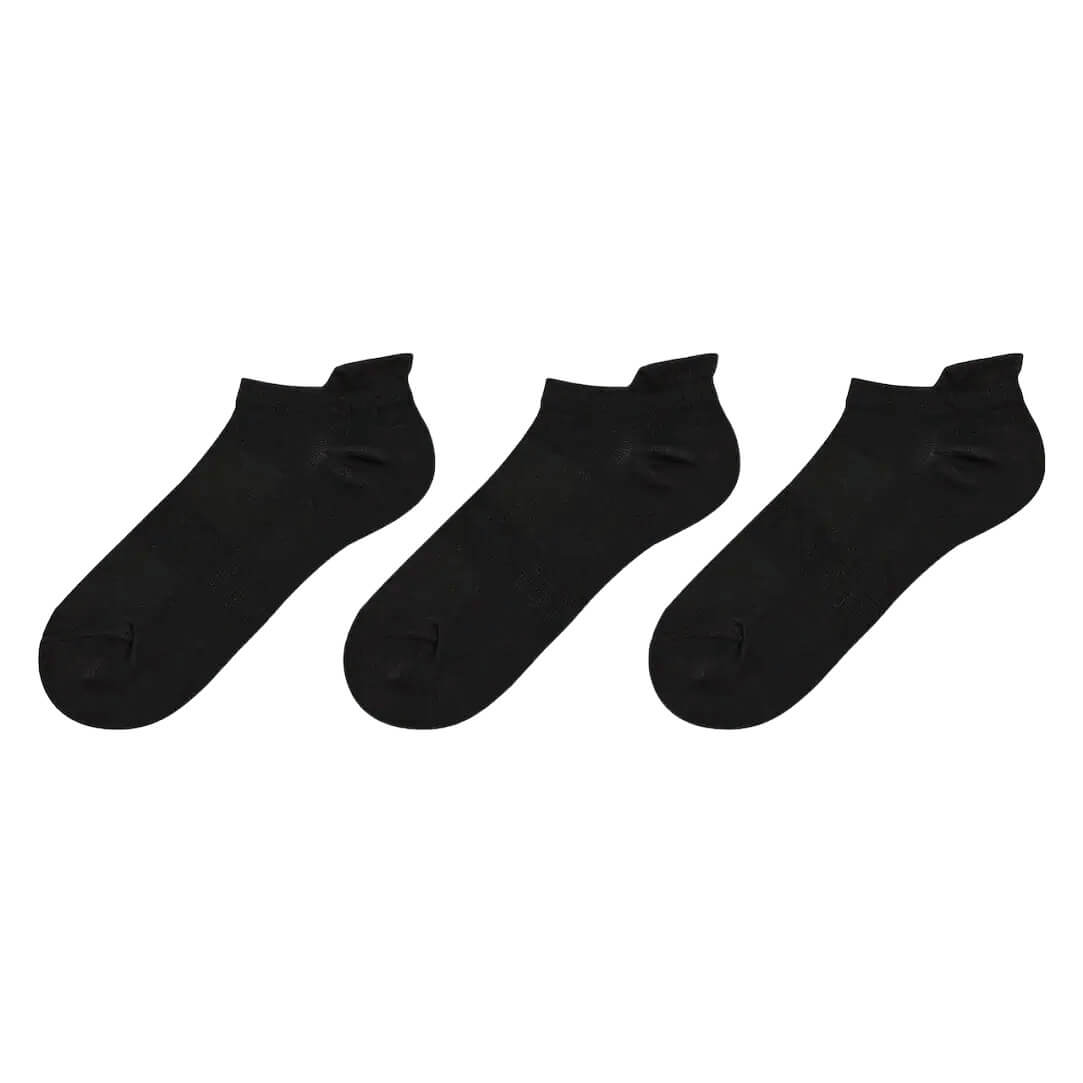 Комплект носков Uniqlo Sports Socks, 3 пары, черный комплект носков uniqlo relax socks 3 пары голубой серый синий