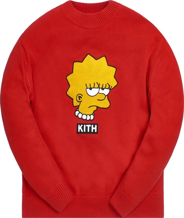 

Свитер Kith For The Simpsons Lisa Intarsia Sweater 'Red', красный