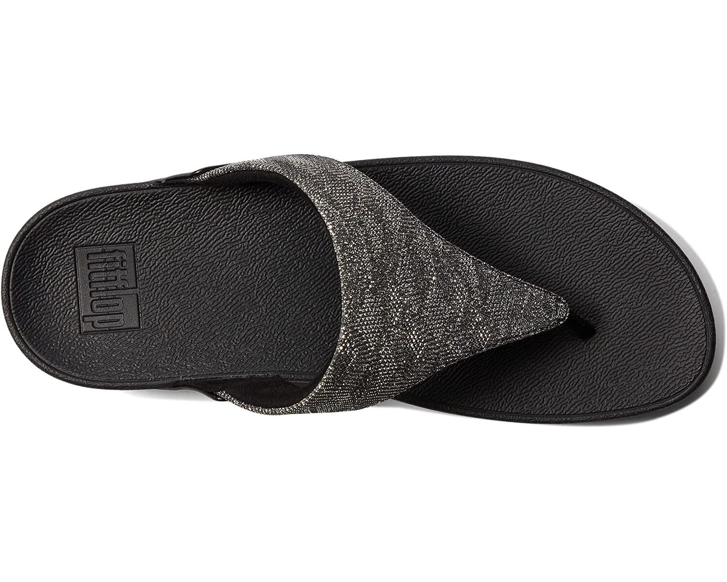 

Сандалии Lulu Glitz Toe Post Sandals FitFlop, черный