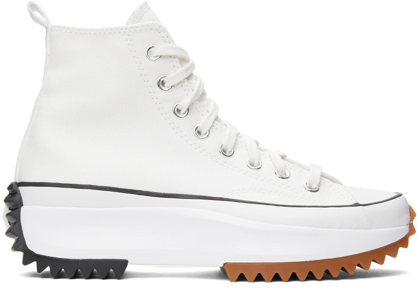 

Белые высокие кроссовки Run Star Hike Converse