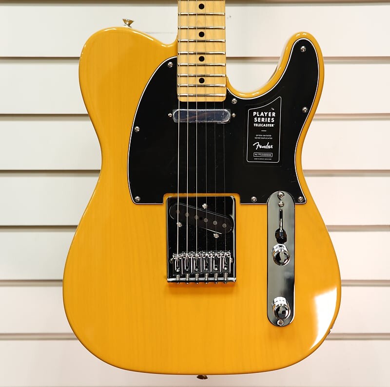 

Fender Player Telecaster с кленовой накладкой грифа 2022 Butterscotch Blonde Player Telecaster with Maple Fretboard