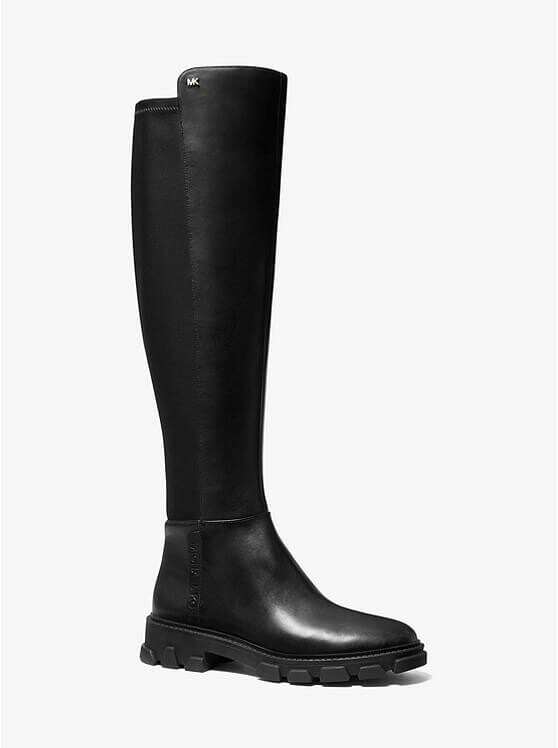 

Кожаные сапоги Michael Michael Kors Ridley, черный