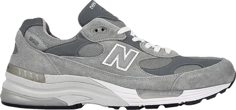 

Кроссовки New Balance 992 Made in USA 'Grey', серый
