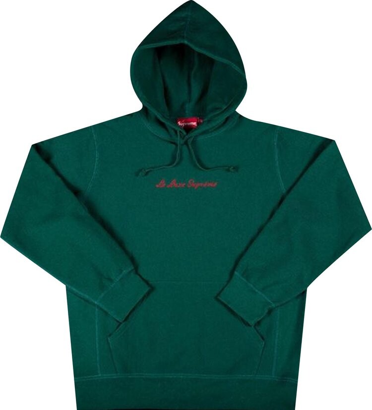 

Толстовка Supreme Le Luxe Hooded Sweatshirt 'Dark Green', зеленый