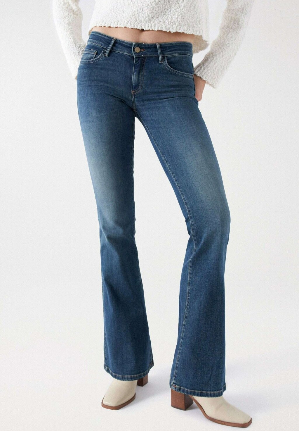 

Джинсы расклешенные PUSH UP Salsa Jeans, синий