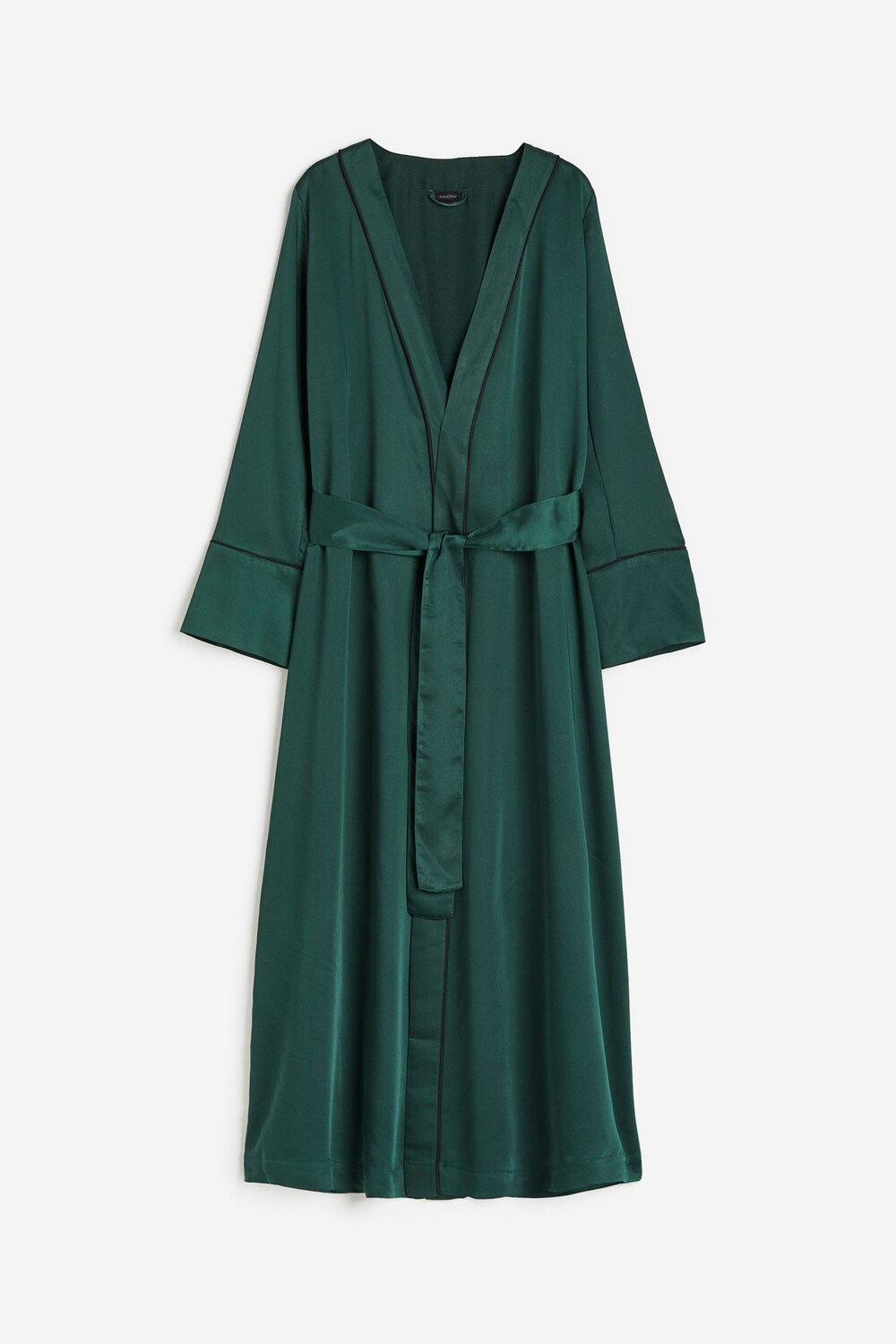 

Халат H&M Home Satin, темно-зеленый