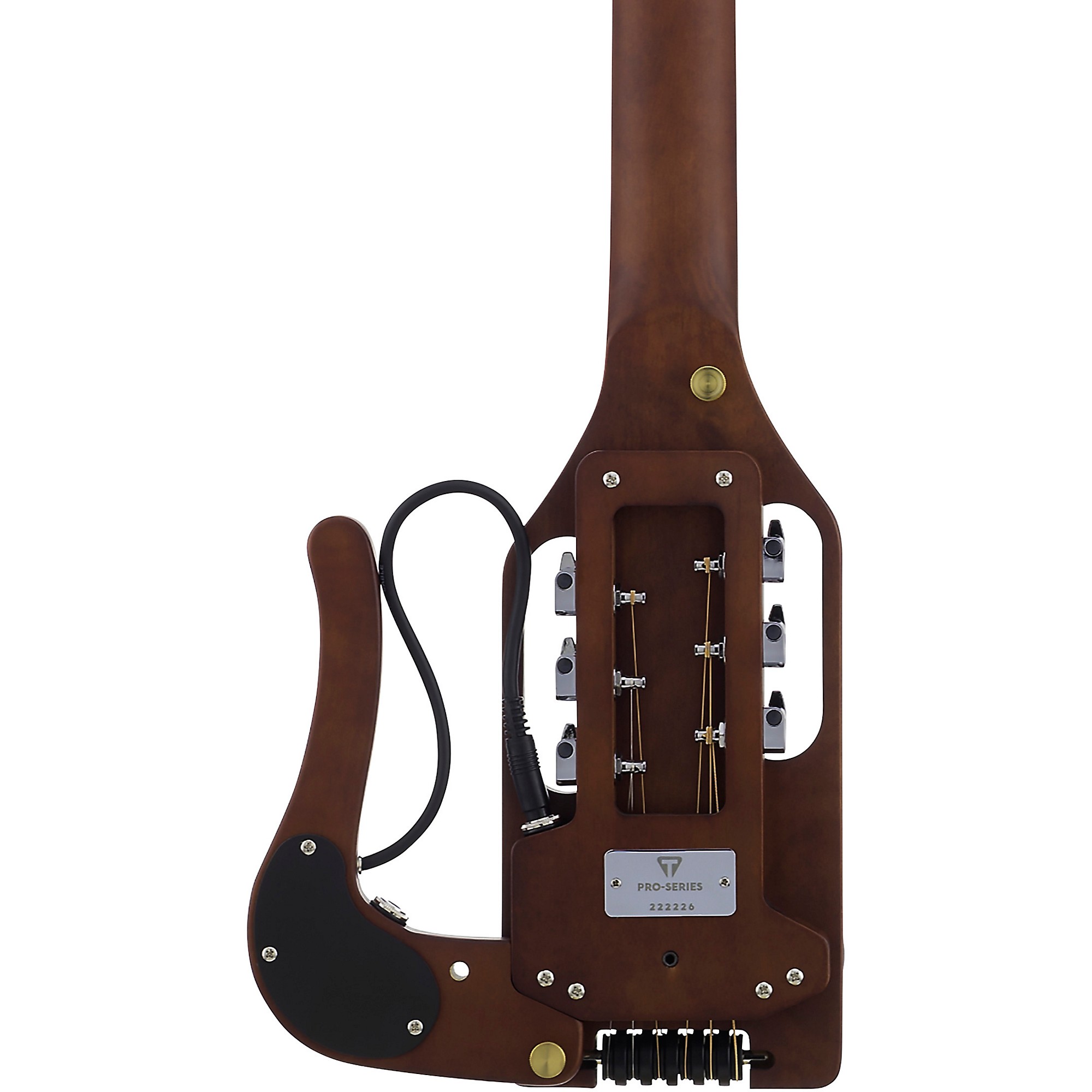 Гибридная акустико-электрическая гитара Traveler Guitar Pro-Series, античный коричневый цвет