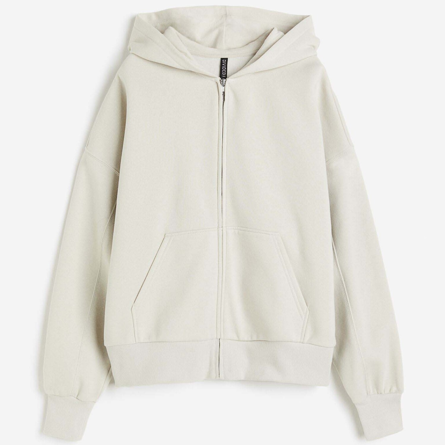 

Толстовка H&M Oversized Hooded, светло-бежевый