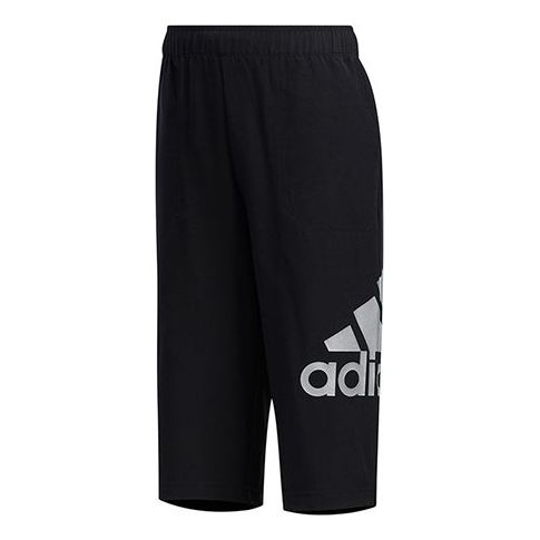 Шорты Adidas LB TE WV 34 PNT Sports Cropped Pants Kids Black, Черный