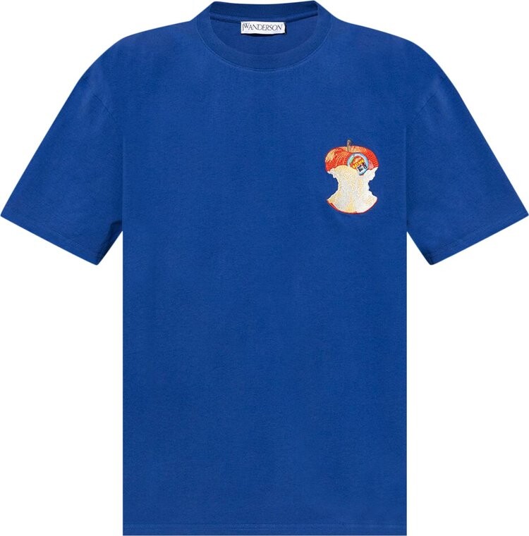 

Футболка JW Anderson Apple Core Logo T-Shirt 'Blue', синий