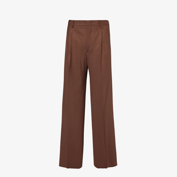 

Широкие брюки свободного кроя из эластичной шерсти Etro, цвет m0406