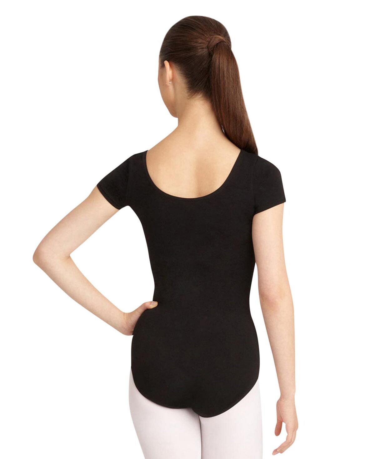 

Купальник с коротким рукавом Capezio, черный
