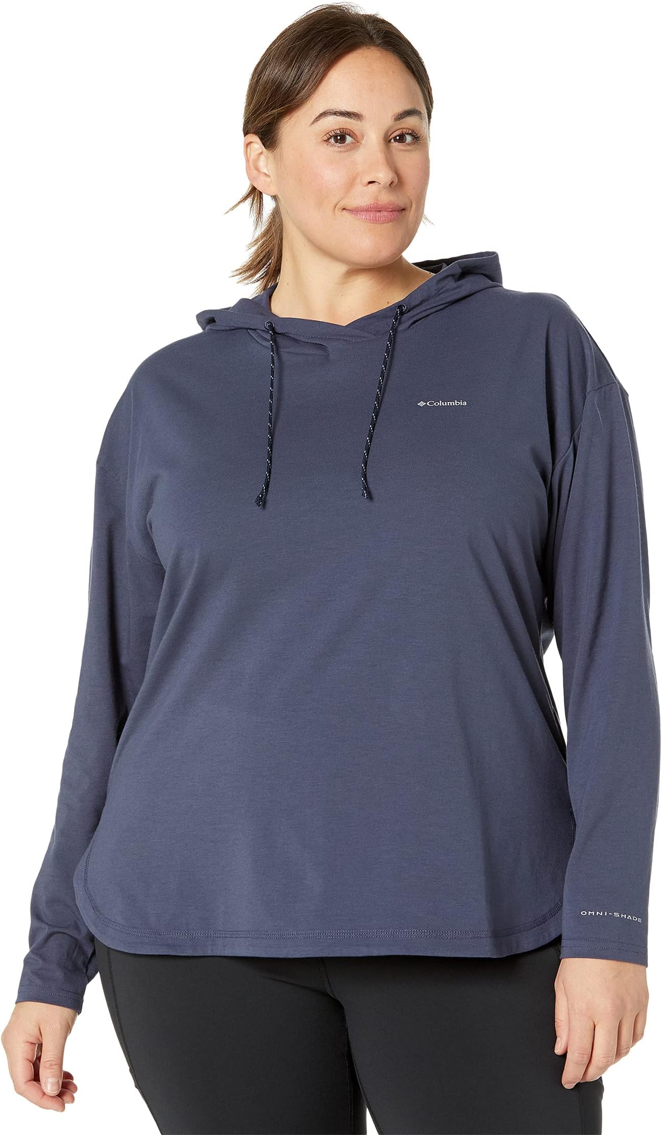 Пуловер с капюшоном Sun Trek больших размеров Columbia, цвет Nocturnal
