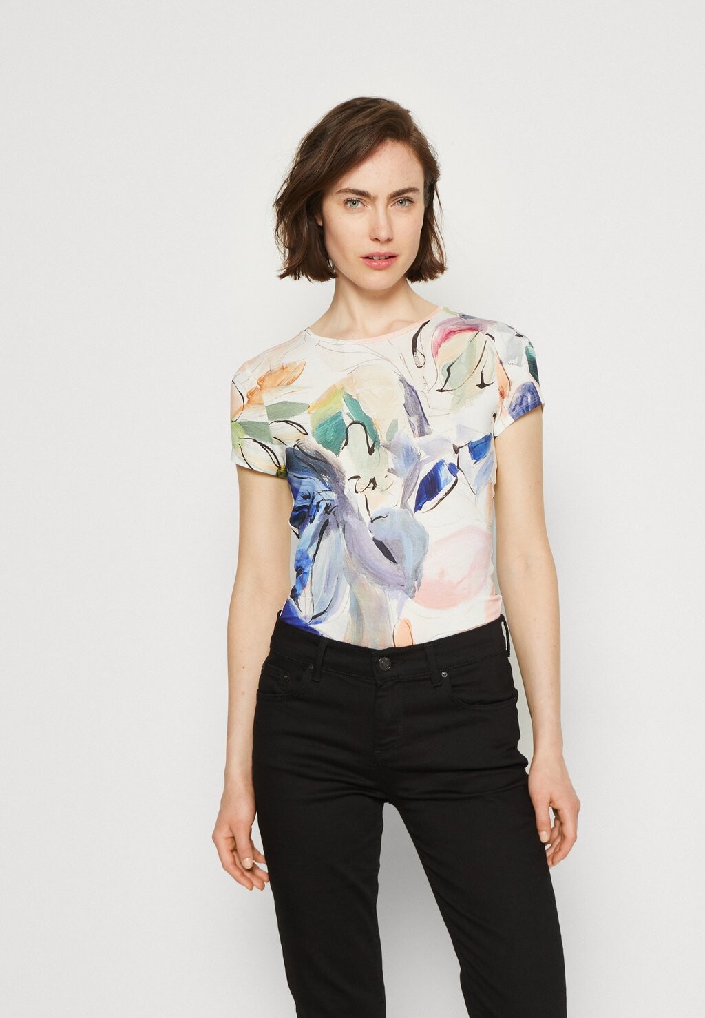 

Футболка с принтом Ted Baker, белый