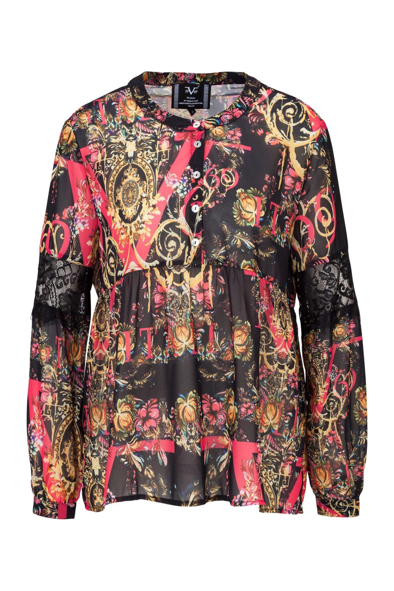 Блуза Versace Langarm Kana, разноцветный