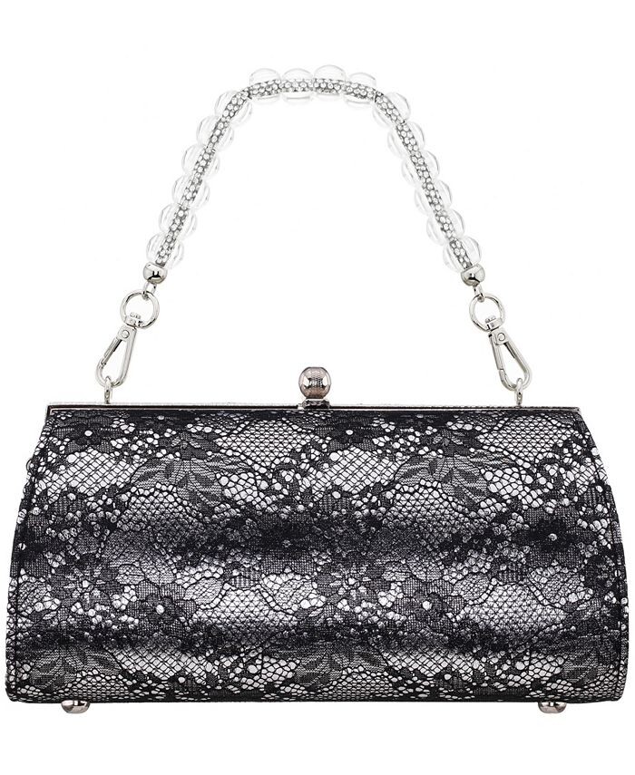 

Клатч в винтажном стиле Nina, цвет Black, Silver