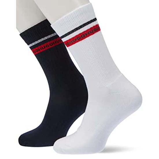 

Носки HUGO Rib Band Quarter short 2 шт, черный