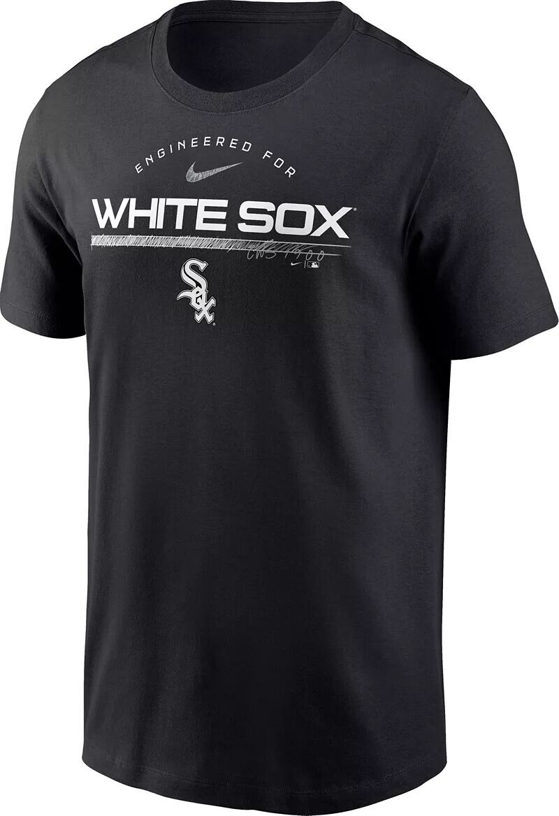 

Мужская черная футболка Nike Chicago White Sox Team Engineered