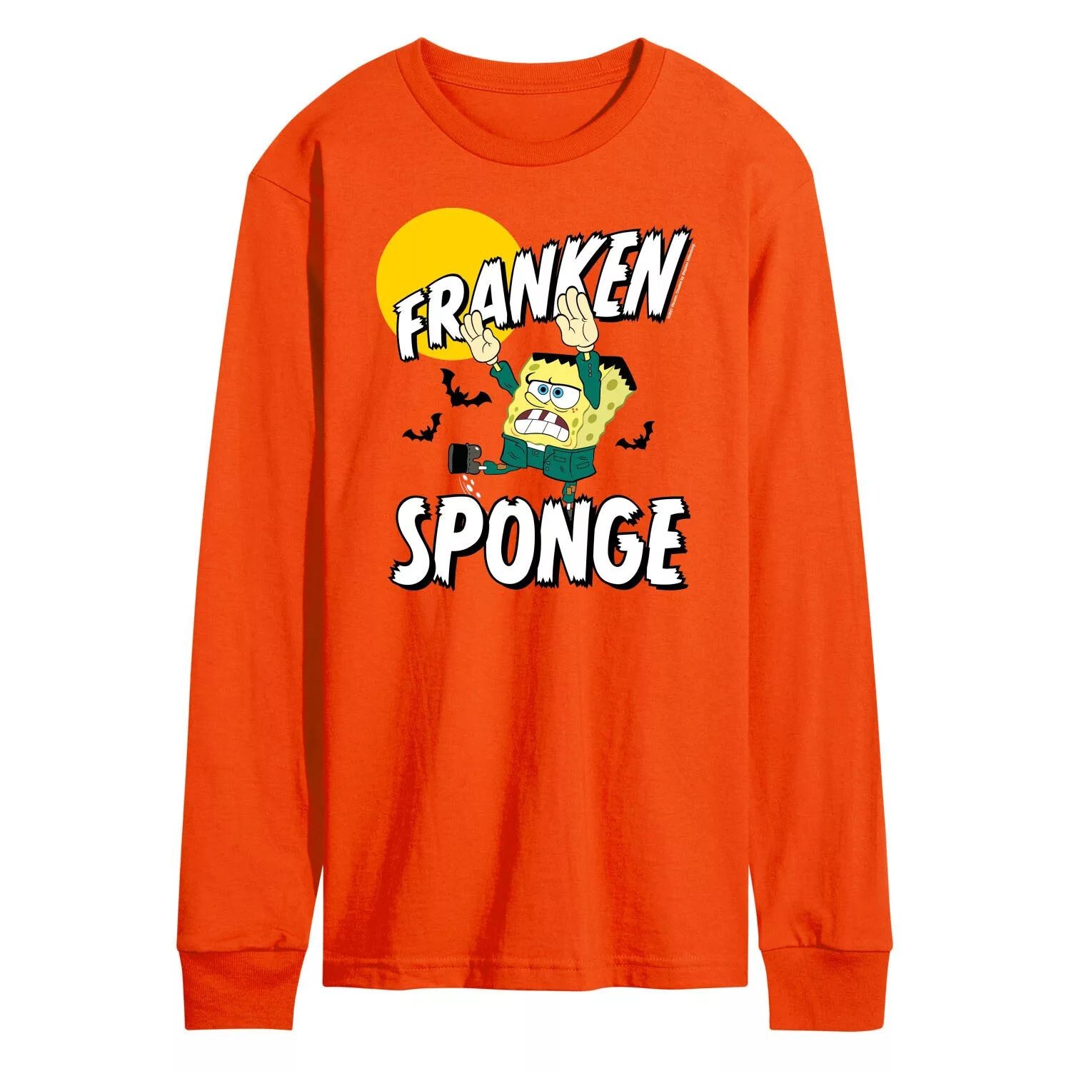 

Мужская футболка Sponge Bob SquarePants Franken Sponge с длинными рукавами Licensed Character