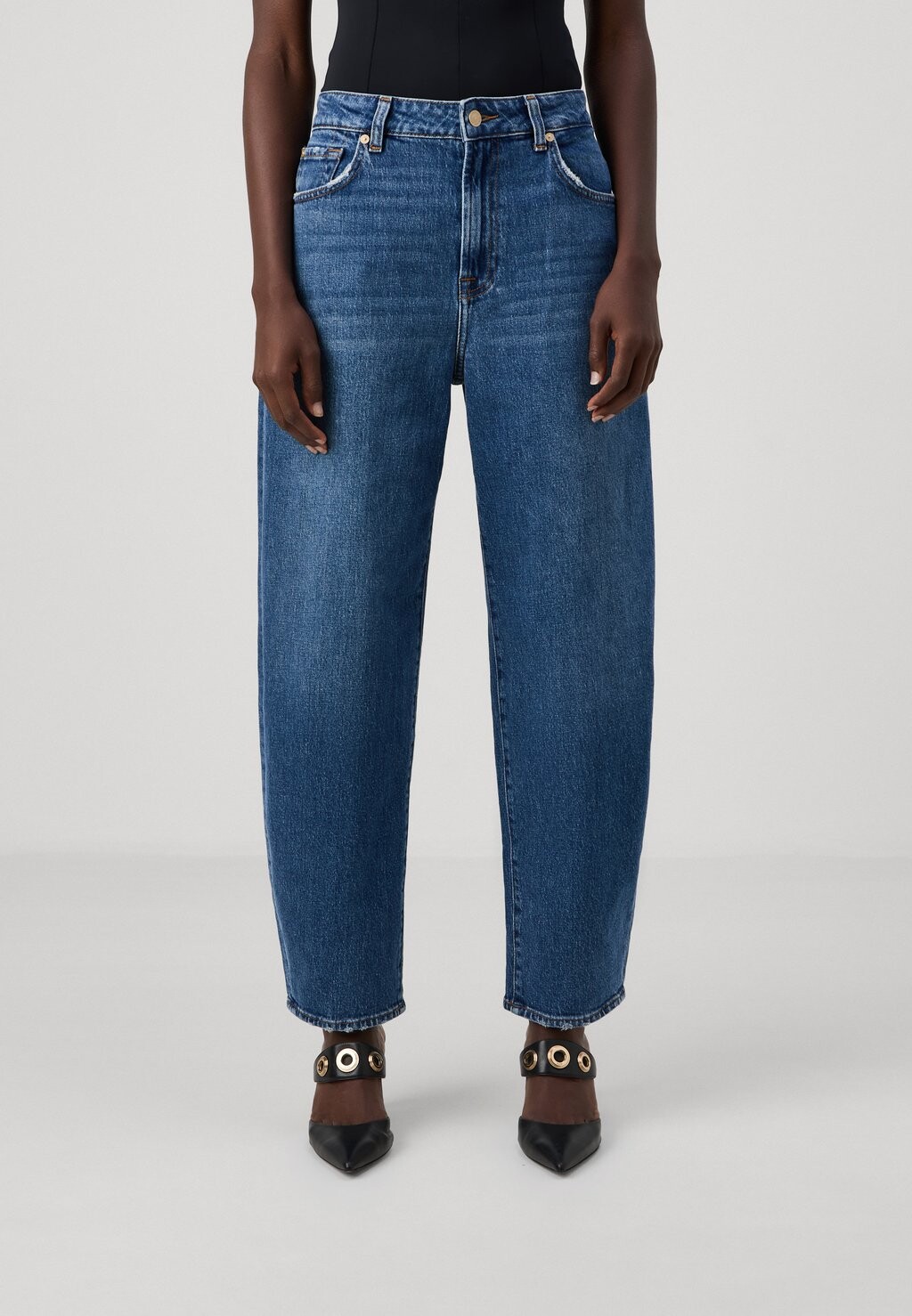 

Джинсы свободного кроя JAYNE TAPERED SANTA CRUZ 7 for all mankind, синий